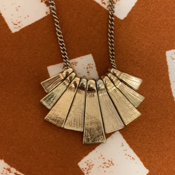 Aldo Gold/Black/Faux rhinestones necklace - Picture 4 of 4